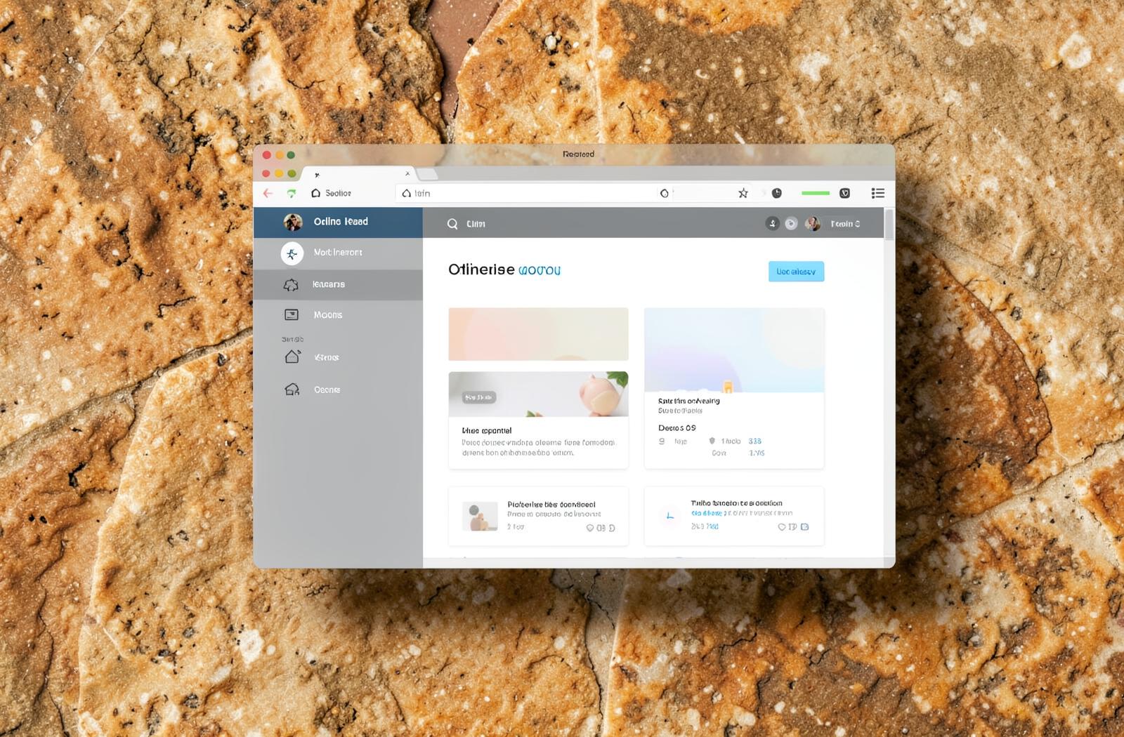 BM Online platform shown in a browser window